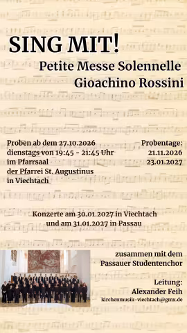 SING MIT! Rossini Projektchor